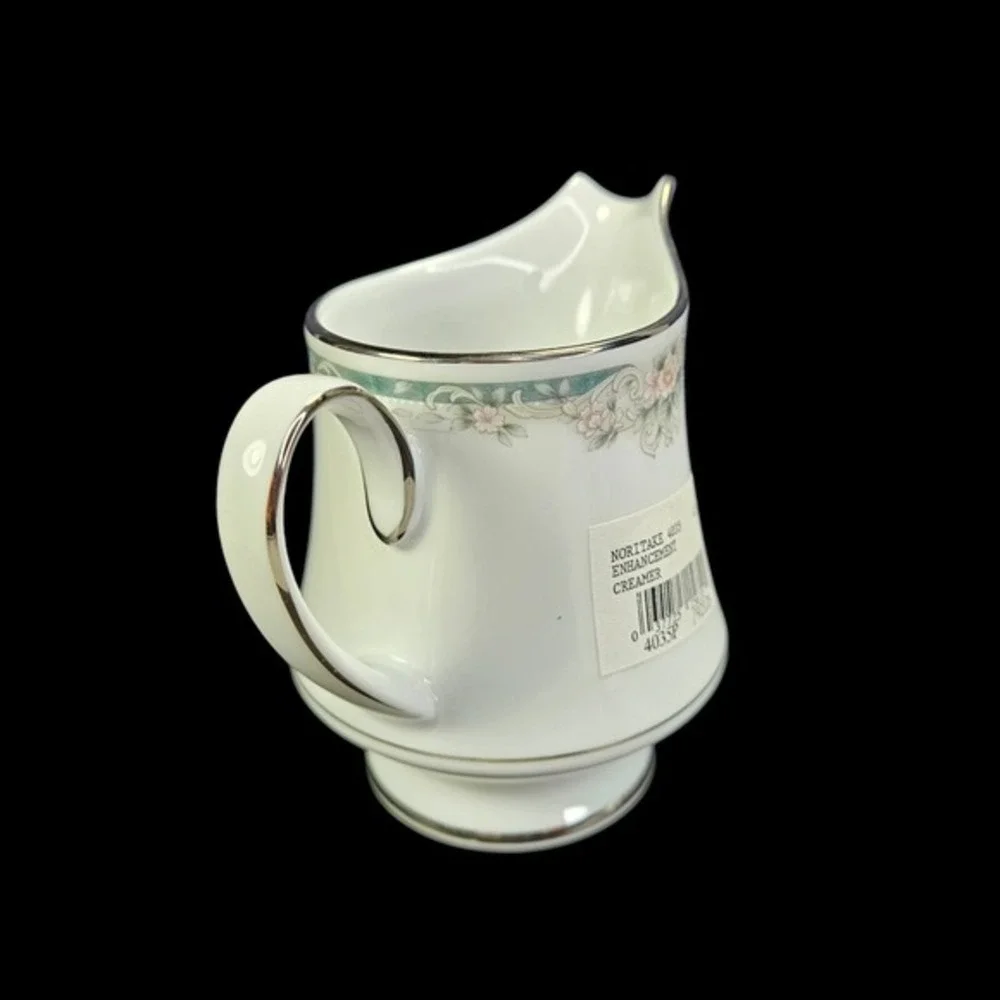 Noritake Enhancement Creamer 8 Ounce Serving Dinner‎ Floral 4035 Retired New